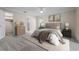 Cozy bedroom featuring a ceiling fan, soft carpet, and a neutral color palette, perfect for relaxation at 7391 W Country Club N Dr, Sarasota, FL 34243