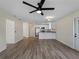 Open concept living area connects the kitchen and living room seamlessly at 3405 10Th W St, Palmetto, FL 34221