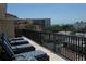 A large balcony with sun loungers offers views of the neighborhood and Gulf at 436 Canal Rd # A, Sarasota, FL 34242