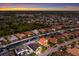 Aerial view of the community with water canals at 569 Mast Dr, Bradenton, FL 34208