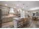 Well-equipped kitchen featuring a large island with seating and modern appliances at 569 Mast Dr, Bradenton, FL 34208