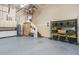 Spacious garage with extra storage and cabinets, providing ample room for organization at 5716 Bayshore Blvd, Tampa, FL 33611