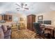 Spacious office with desk and arm chairs at 5716 Bayshore Blvd, Tampa, FL 33611