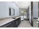 Modern bathroom featuring sleek vanity, glass shower, and neutral colors at 7234 Letitia Ln, Sarasota, FL 34241