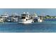 Luxury yachts docked in calm waters, showcasing maritime elegance and design at 1042 N Casey Key Rd, Osprey, FL 34229