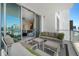 Comfortable balcony space provides a seamless transition from indoor to outdoor living at 111 S Pineapple Ave # 716, Sarasota, FL 34236