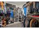 Spacious walk-in closet with ample shelving and storage for clothes and accessories at 14444 59Th E Cir, Bradenton, FL 34211