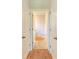 Hallway view with decorative doors leading to other areas of the home at 16109 6Th E Ave, Bradenton, FL 34212