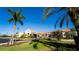 Elegant clubhouse featuring beautiful architecture, landscaping, and a welcoming entrance for residents and guests at 17510 Gawthrop Dr # 206, Bradenton, FL 34211