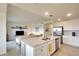 Modern kitchen with an island that opens into the living area, perfect for entertaining guests at 17510 Gawthrop Dr # 206, Bradenton, FL 34211