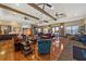 Welcoming lounge area with cozy seating, a fireplace, and stylish decor at 5402 Tidewater Preserve Blvd, Bradenton, FL 34208