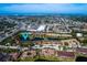 Aerial view of the neighborhood with community lakes and central location at 5736 Ashton Lake Dr # 8, Sarasota, FL 34231