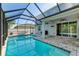 Inviting screened-in pool area, perfect for relaxation and outdoor entertainment, with ample patio space and comfortable seating at 6125 35Th E Ct, Bradenton, FL 34203