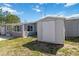 Shed offers extra storage space and compliments the home's backyard at 6720 Northampton Pl, Bradenton, FL 34207