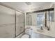 Bathroom with a shower/tub combo and a white sink and vanity combo at 752 White Pine Tree Rd # 101, Venice, FL 34285