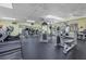 Community gym featuring treadmills and weight machines at 752 White Pine Tree Rd # 101, Venice, FL 34285