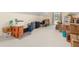 Spacious unfinished attic providing ample storage area for household items at 8838 Bloomfield Blvd, Sarasota, FL 34238