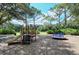 A colorful playground features slides and play equipment for enjoyment at 12339 Hollybush Ter, Lakewood Ranch, FL 34202