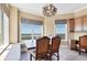 Bright dining area with large windows and built-in seating, perfect for enjoying meals at 130 Riviera Dunes Way # 903, Palmetto, FL 34221