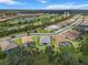 Scenic aerial view of the neighborhood and the home's ideal location at 13319 Deep Blue Pl, Bradenton, FL 34211