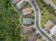Aerial neighborhood shot highlighting the home's location in a community at 13319 Deep Blue Pl, Bradenton, FL 34211