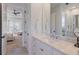 Bathroom with a marble countertop and a view into the bedroom at 14210 9Th Ne Ter, Bradenton, FL 34212