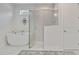 Beautiful bathroom featuring a soaking tub, a glass shower and modern finishes at 16148 Preservation Blvd, Punta Gorda, FL 33982