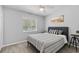 Bedroom with natural light from the window at 1709 Kerman St, North Port, FL 34288