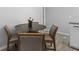 Cozy dining area with a round table and comfortable seating at 1709 Kerman St, North Port, FL 34288