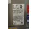 Close-up of the HVAC Unit displaying the unit's specifications and certifications at 1723 Fred Ives St, Ruskin, FL 33570