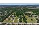 Establishing aerial view of home on acreage with pond and trees at 2040 Edmondson Rd, Nokomis, FL 34275