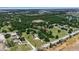 Establishing aerial view of home on large property near other homes at 2040 Edmondson Rd, Nokomis, FL 34275