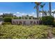 View of the Payne Park sign surrounded by manicured landscaping at 2365 Novus St, Sarasota, FL 34237