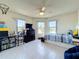 A bright bedroom with a window overlooking the neighborhood at 2609 Waterford Way # B, Palmetto, FL 34221