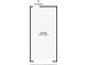 Floor plan of the detached garage showing its overall dimensions at 2609 Waterford Way # B, Palmetto, FL 34221