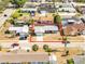 Aerial shot showcasing property with good curb appeal and surrounding neighborhood at 2705 20Th Avenue W Dr, Bradenton, FL 34205