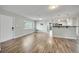 Inviting living area features sleek floors and an open layout to the kitchen at 2705 20Th Avenue W Dr, Bradenton, FL 34205