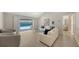Bright living room overlooking the pool, offering a comfortable and stylish space for relaxation and socializing at 3608 Avenida Madera, Bradenton, FL 34210