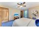 Bedroom with a double bed and a window at 410 136Th E Ct, Bradenton, FL 34212