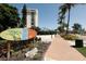 Charming Siesta Key Village sign and a sidewalk perfect for an afternoon stroll at 5800 Hollywood Blvd # 312, Sarasota, FL 34231