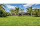 Spacious backyard with screened-in patio, perfect for outdoor living at 6931 Brier Creek Ct, Lakewood Ranch, FL 34202