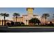 Elegant clubhouse exterior with manicured landscaping and grand entrance at 6931 Brier Creek Ct, Lakewood Ranch, FL 34202