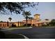 Grand entrance to the clubhouse with elegant architectural details at 6931 Brier Creek Ct, Lakewood Ranch, FL 34202