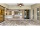 Enjoy the outdoors on this spacious patio overlooking the kitchen and dining areas at 6931 Brier Creek Ct, Lakewood Ranch, FL 34202