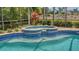 Relax in the inviting spa, complemented by lush landscaping and a serene pool area at 6931 Brier Creek Ct, Lakewood Ranch, FL 34202