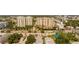Aerial view of buildings at Renaissance at Rosemary Place and surrounding landscaping and streets at 750 N Tamiami Trl # 208, Sarasota, FL 34236