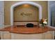 Beautiful reception area featuring granite countertops, elegant decor, and 'The Renaissance of Sarasota' signage at 750 N Tamiami Trl # 208, Sarasota, FL 34236