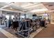 Well-equipped fitness center with modern exercise machines and mirrored walls for a complete workout at 9774 Highland Park Pl, Palmetto, FL 34221