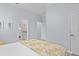 This bright bedroom leads to an ensuite bathroom with a comfortable queen-sized bed at 11447 Savannah Lakes Dr, Parrish, FL 34219