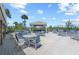 Outdoor seating with tables and gazebo with views of the community at 12 Tidy Island Blvd, Bradenton, FL 34210